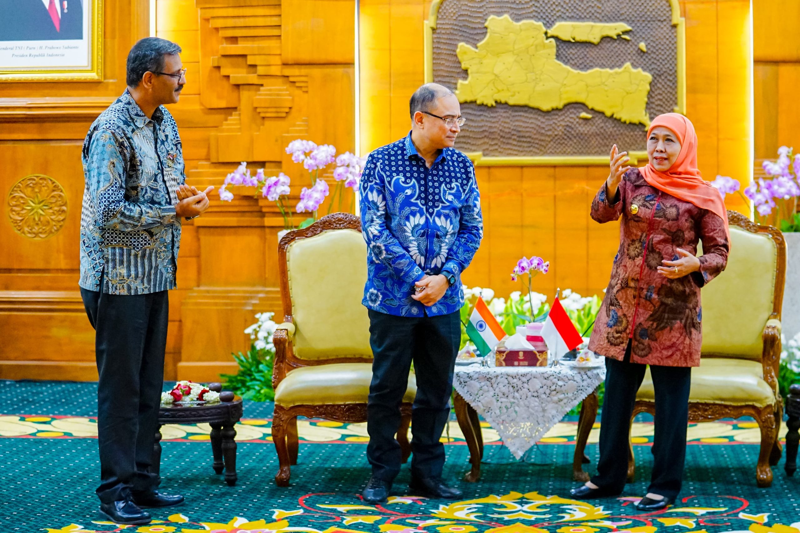 Dubes India Puji Jawa Timur, Gubernur Khofifah Komitmen Penguatan Kerja Sama Pendidikan, Teknologi Hingga Pariwisata
