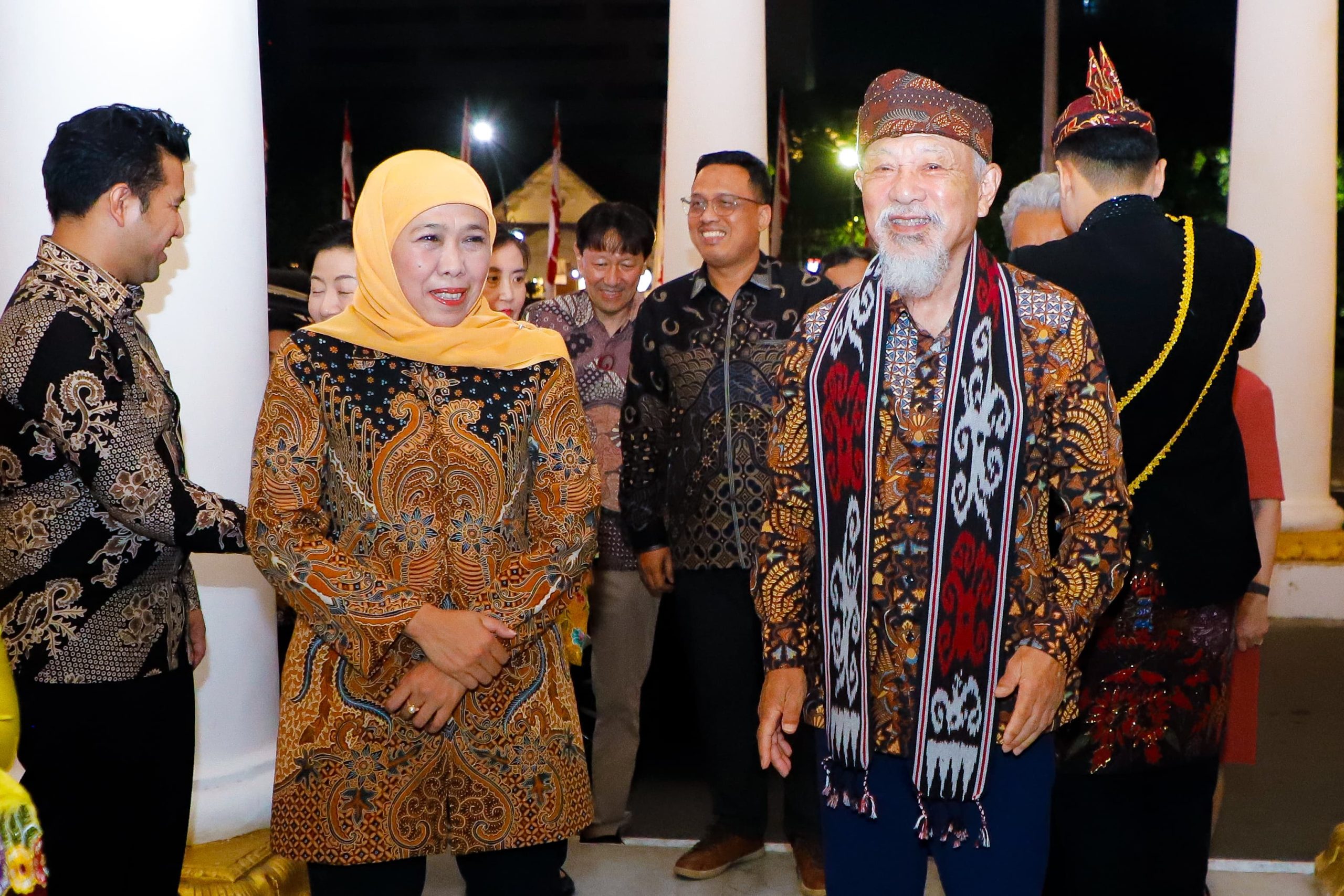 Gubernur Khofifah Menerima Kunjungan Pimpinan The Nippon Foundation  Yang Dipimpin Mr. Sasakawa Untuk  Percepat Eliminasi  Kusta Di Jatim