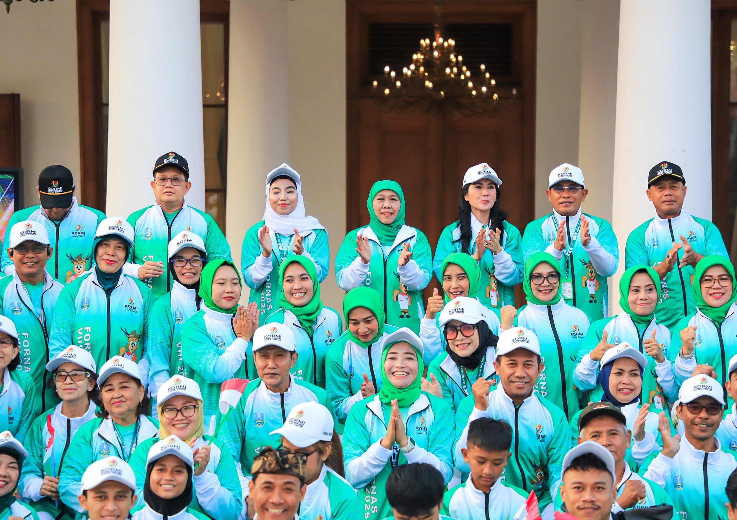 Optimistis Posisi Pemuncak  FORNAS VIII, Gubernur Khofifah: Rebut Medali Maksimal dan Harumkan Nama Jawa Timur
