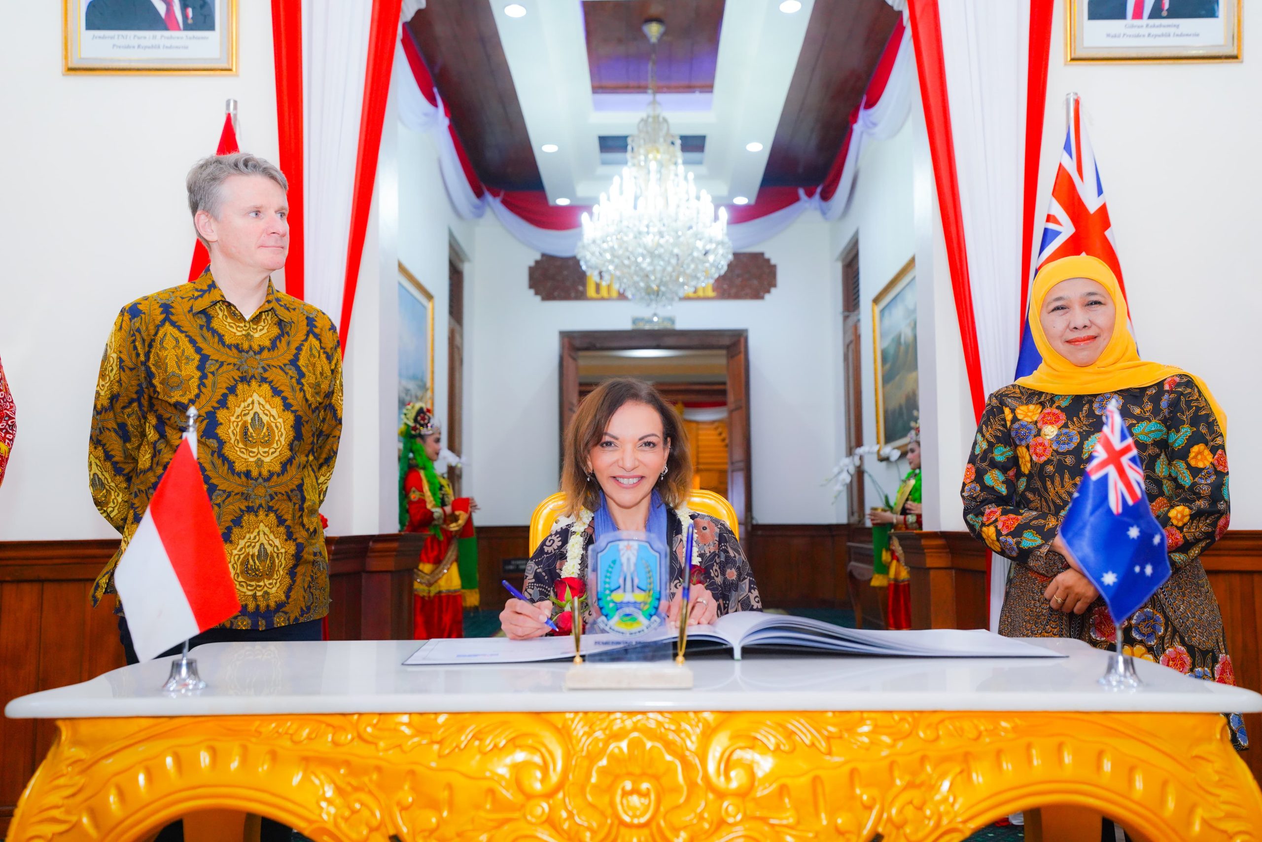 Gubernur Khofifah Gandeng Australia Perkuat Kerjasama Manajemen Koperasi-UKM, Supply Chain dan Ketahanan Pangan Jatim