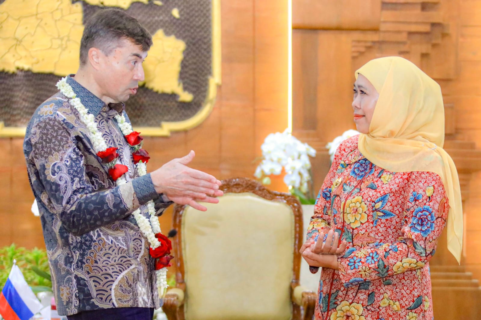 Gubernur Khofifah Dukung Kunjungan Dewan Maritim Rusia, Harap Perluas Investasi dan Transfer Teknologi