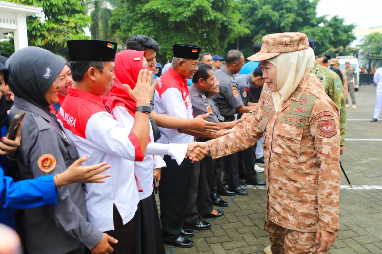 Gubernur Khofifah Tekankan Bela Negara sebagai Tanggung Jawab Seluruh Elemen Bangsa