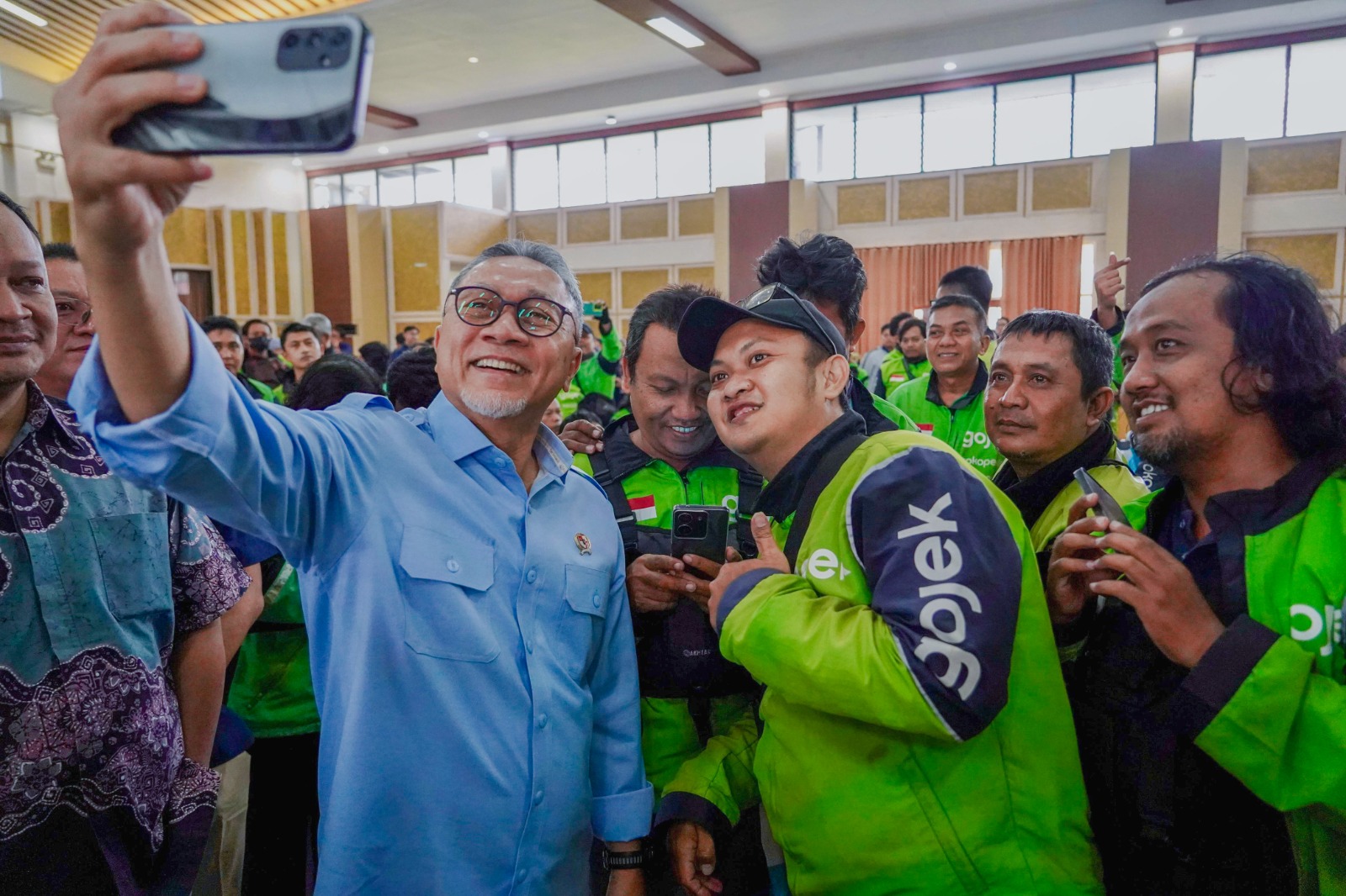 Program Sembako Murah Ringankan Beban Pengemudi Ojol