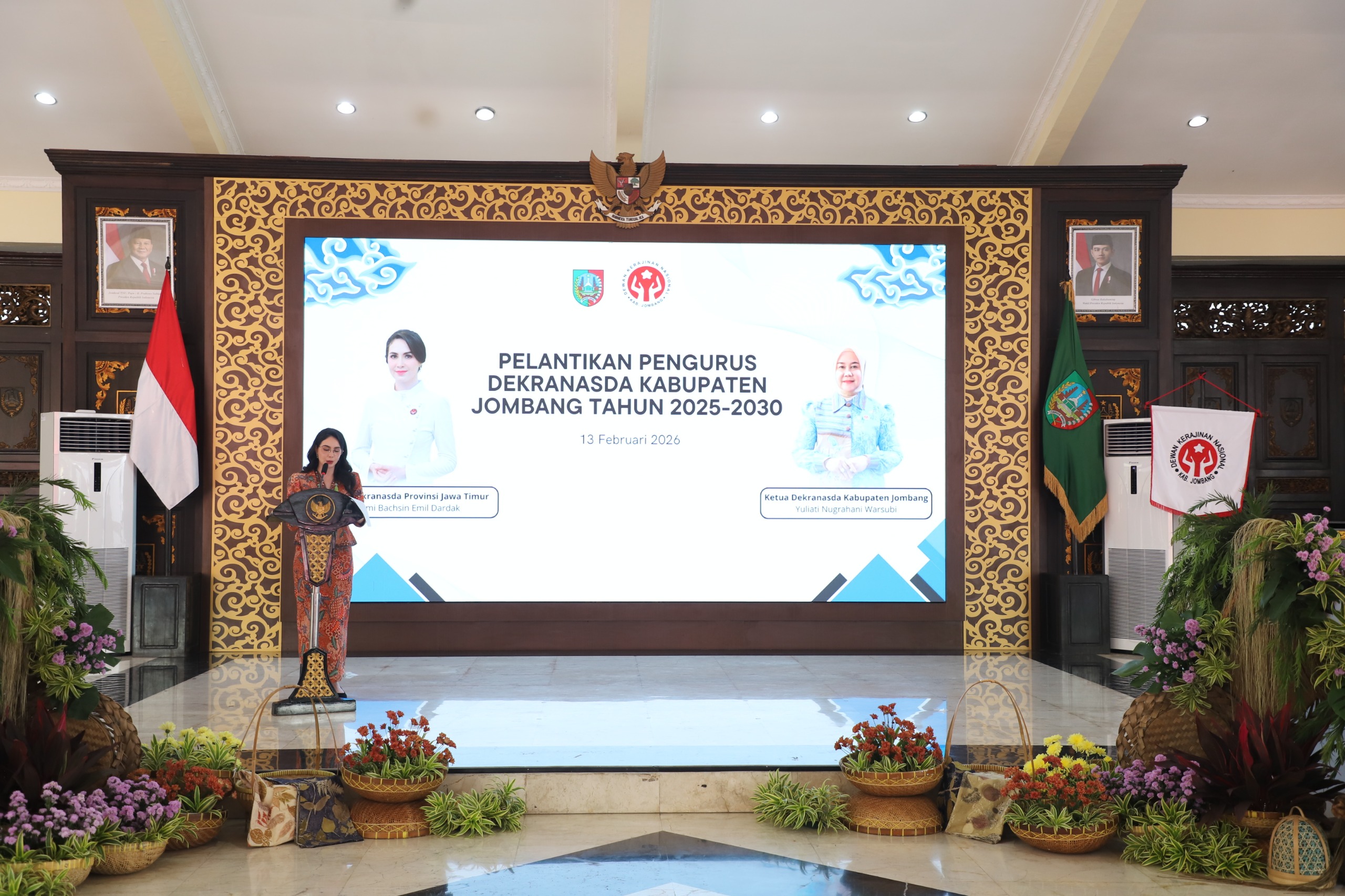 Dibuka Tari Remo, Pelantikan Dekranasda Jombang Periode 2025–2030 Berlangsung Khidmat