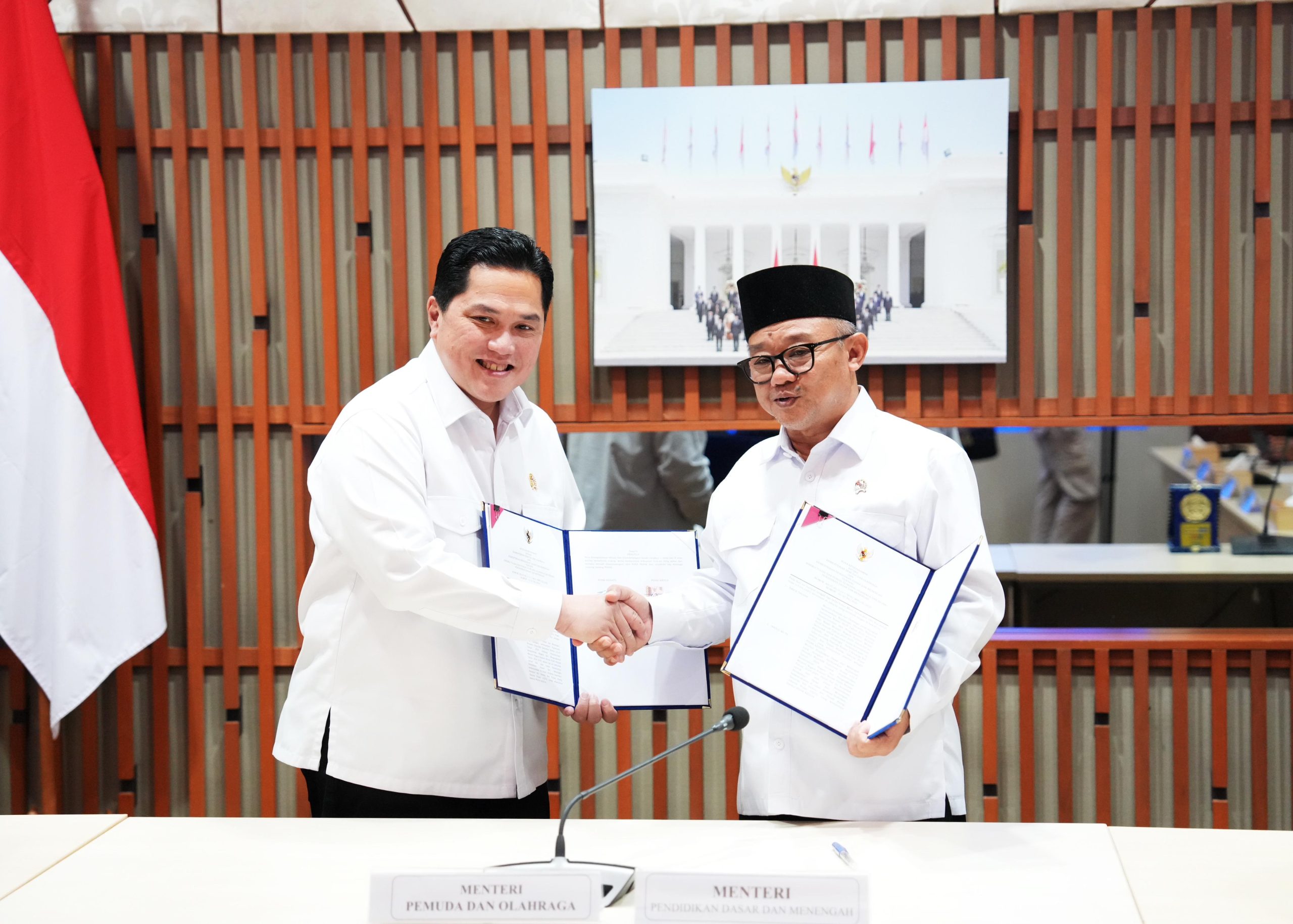 Menpora Erick dan Kemendikdasmen Perkuat Sinergi Pembinaan Talenta Muda