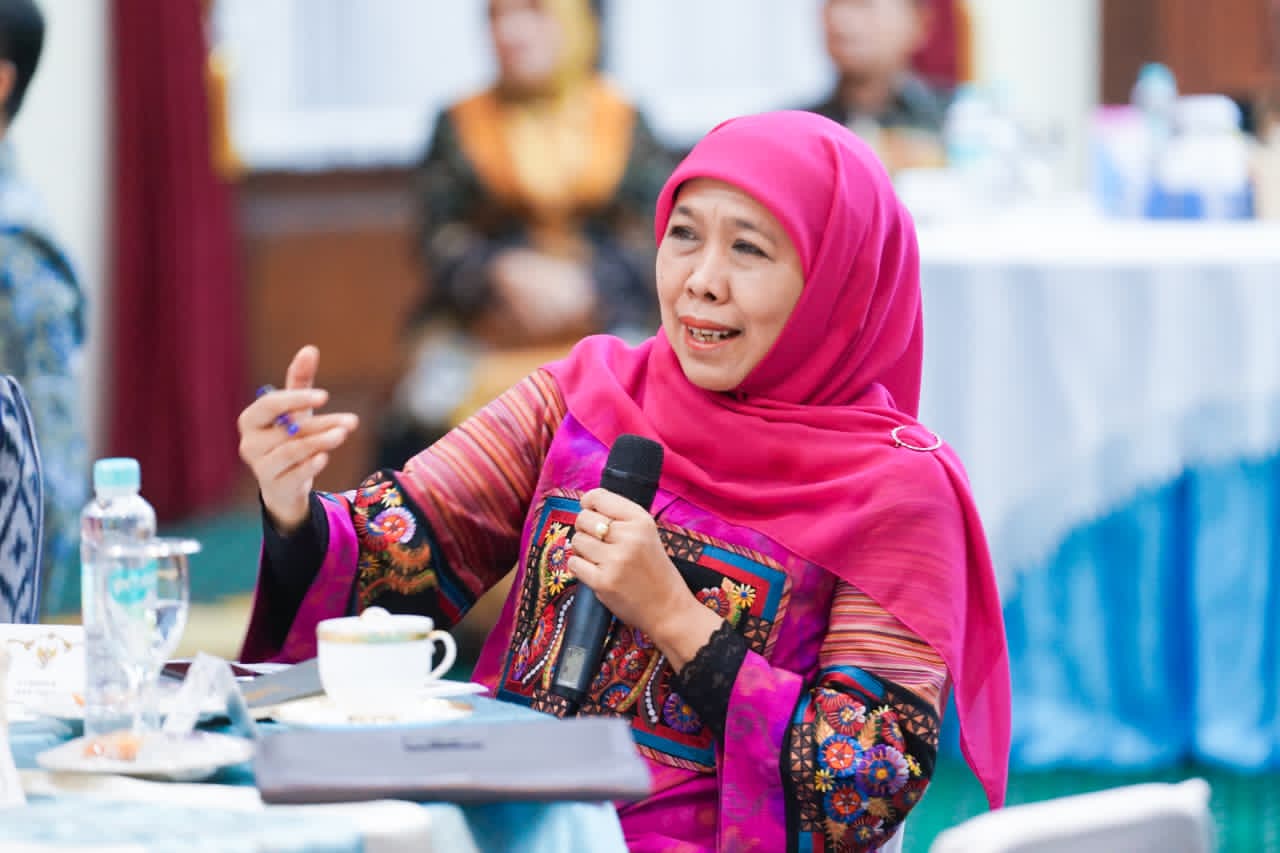 Gubernur Khofifah Bahas Strategi Mitigasi Dampak Geopolitik Global Bersama Kepala Daerah se-Jatim