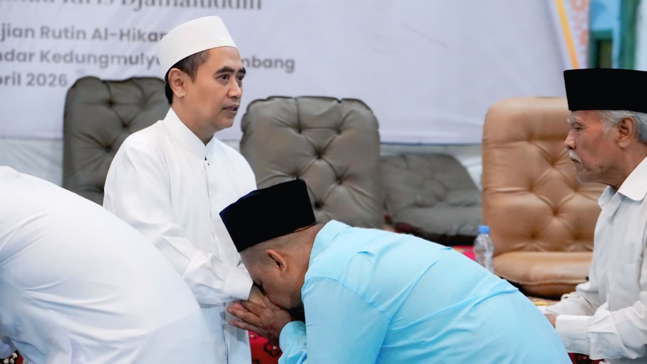 HIKAM Jombang Gelar Halal Bihalal di Ponpes Umar Zahid, Perkuat Sanad Keilmuan dan Keteladanan Abah Djamal bagi Alumni