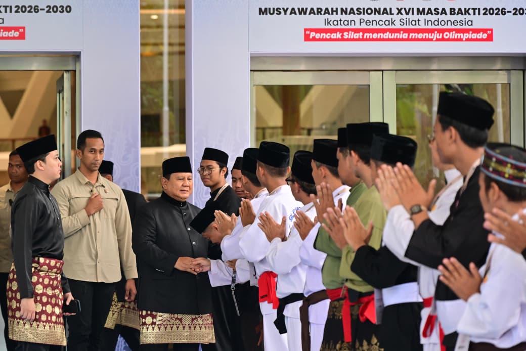 Presiden Prabowo Tegaskan Pencak Silat Pilar Kekuatan Bangsa