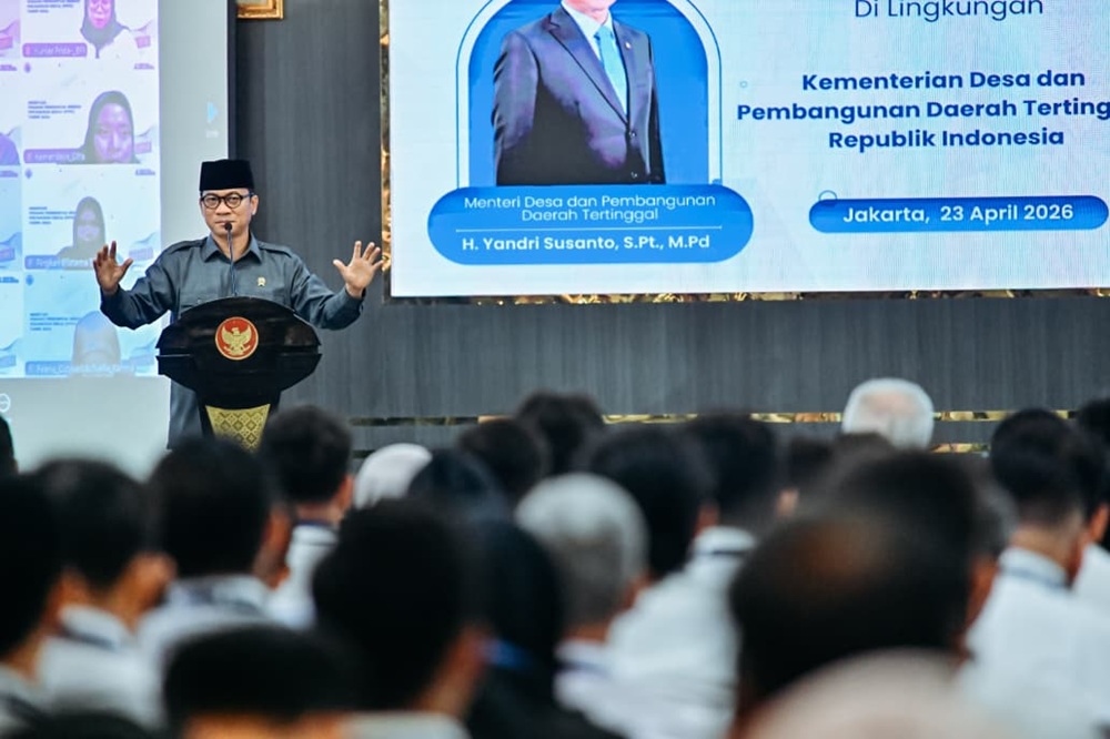 Mendes Yandri Ajak PPPK Kemendes Aktif Bangun Desa Binaan