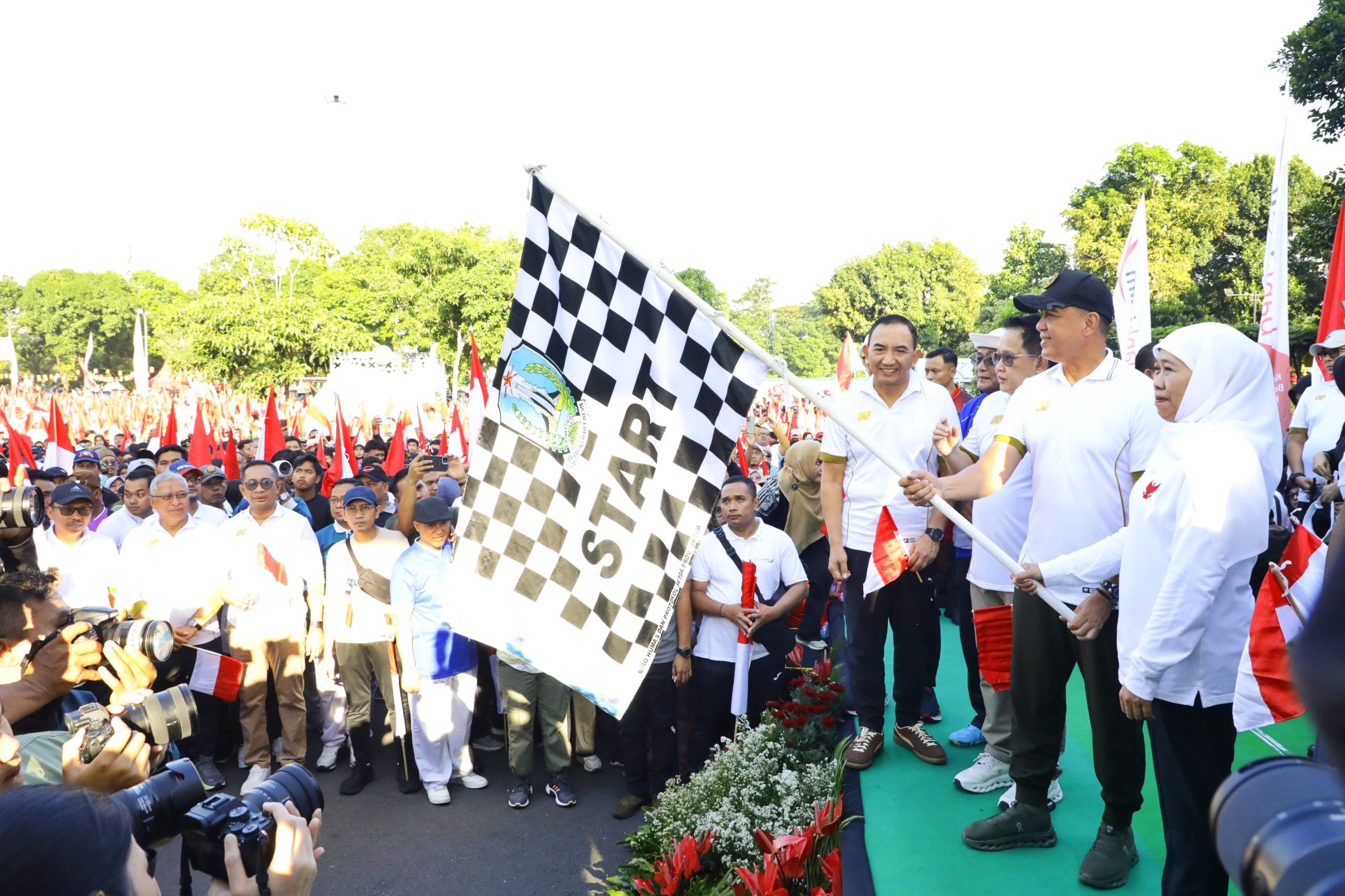 Ribuan Peserta Ditargetkan Hadir, Gubernur Khofifah Ajak Masyarakat Semarakkan Jalan Sehat Tahun Baru Islam 1448 H